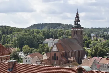 Lidzbark Warmiński- widok z wieży zamkowej