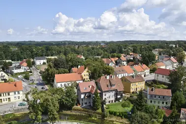 Lidzbark Warmiński- widok z wieży zamkowej