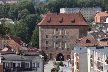 Lidzbark Warmiński- widok z wieży zamkowej