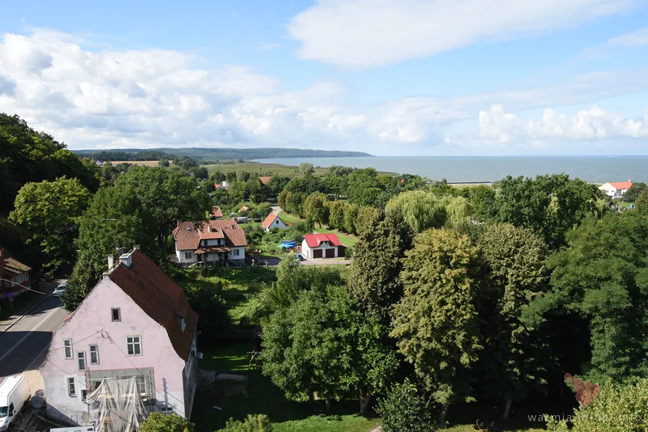 Widok z wieży Radziejowskiego we Fromborku